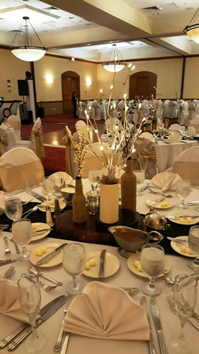 Gold And Ivory Table